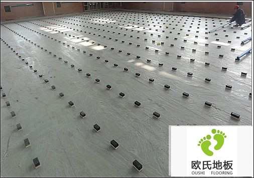 實木運(yùn)動地板的安裝條件