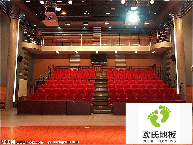 實木運(yùn)動地板之舞臺用木地板