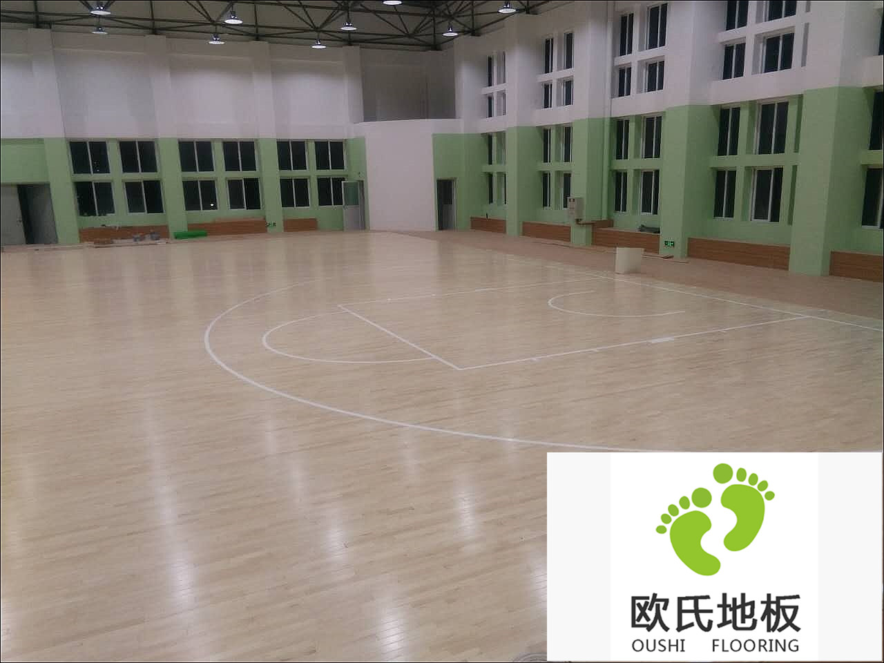 汕頭特殊教育學(xué)校籃球館木地板案例