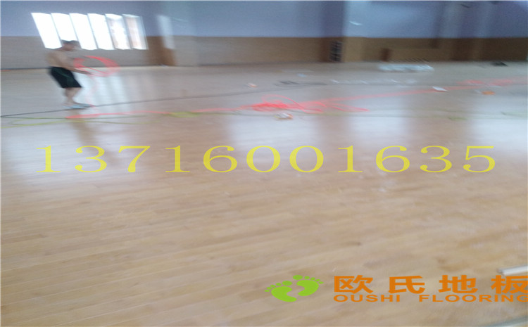 江蘇鹽城西環路小學體育館木地板案例